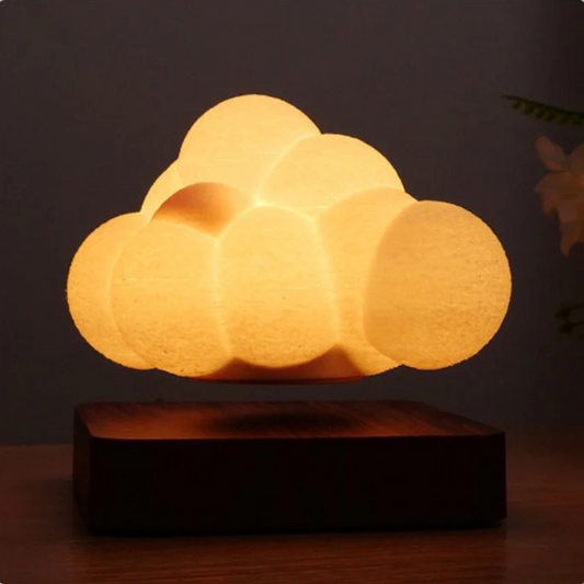 Levitating 3D Cloud Lamp with Touch Lighting