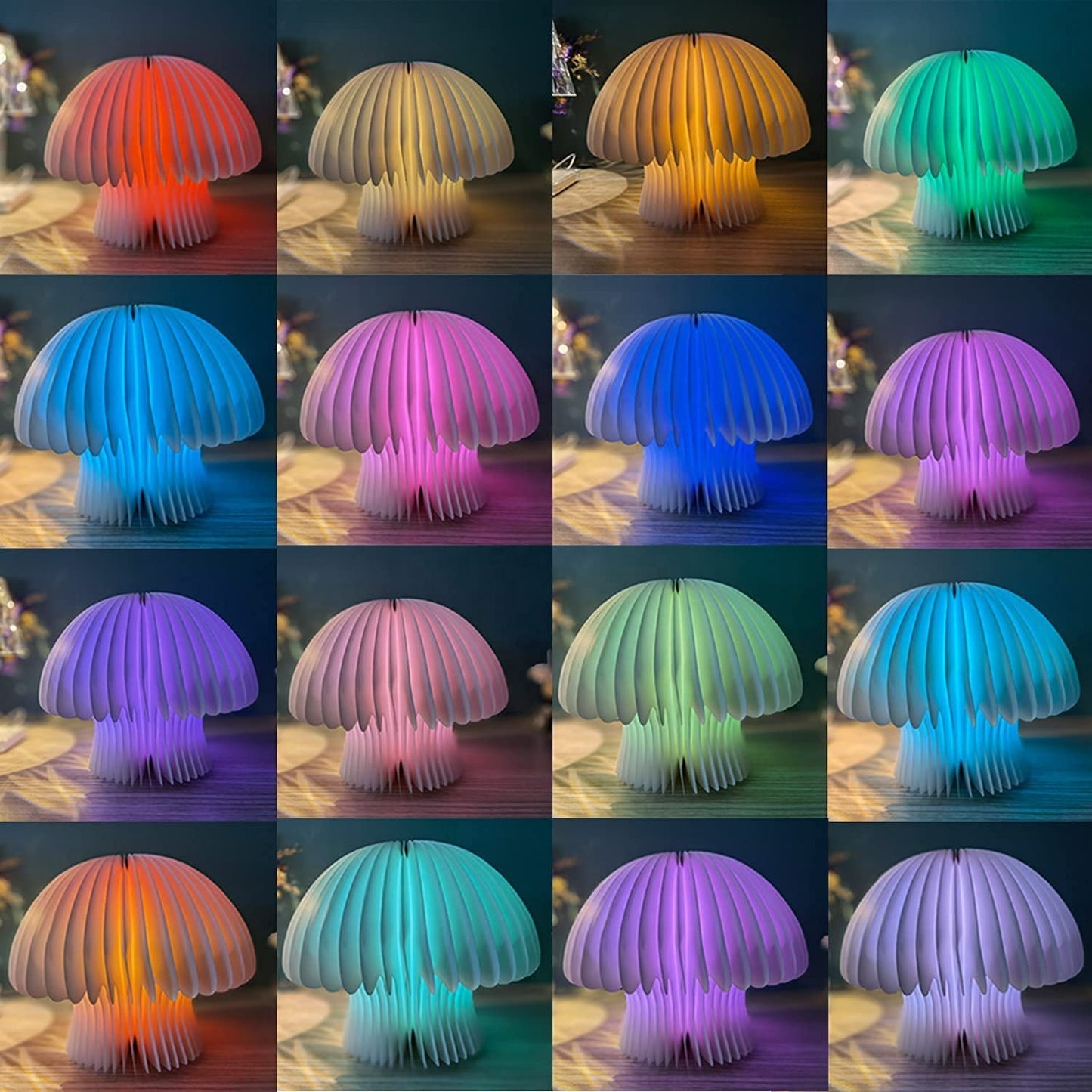 Jellyfish Foldable Paper Night & Mood Lamp