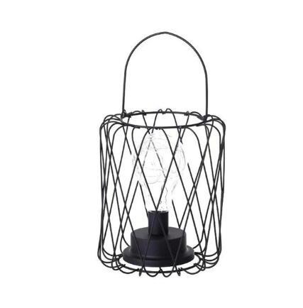 LumoCage LED Filament Bulb In Iron Table Lamps