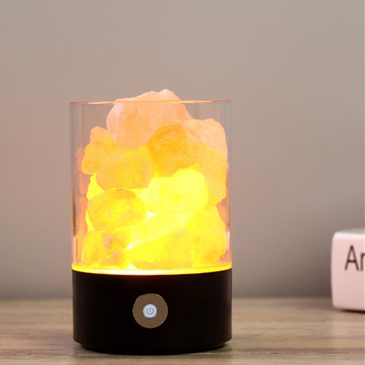 Himalayan Glow USB Salt Lamp – Air Purifier & Mood Light