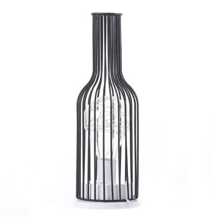 LumoCage LED Filament Bulb In Iron Table Lamps