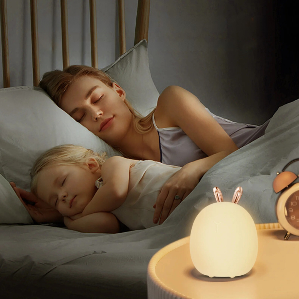 Bunny Glow Nursery Touch Night Light