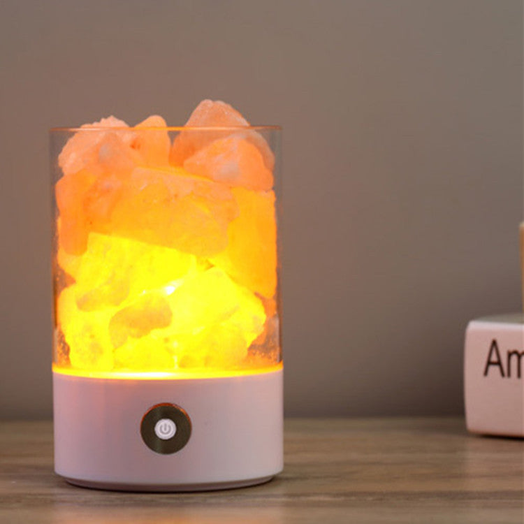 Himalayan Glow USB Salt Lamp – Air Purifier & Mood Light